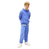 Tommy Hilfiger Kids Unisex Mini Corp Hooded Tracksuit. Soft Sapphire