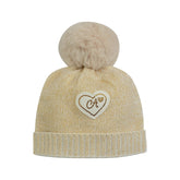 Little A Metallic Pom Pom Hat
