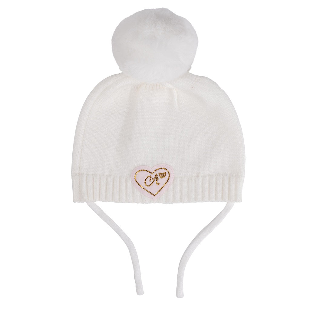 LITTLE A Bear Knitted Pom Hat LITTLE A Bear Knitted Pom Hat