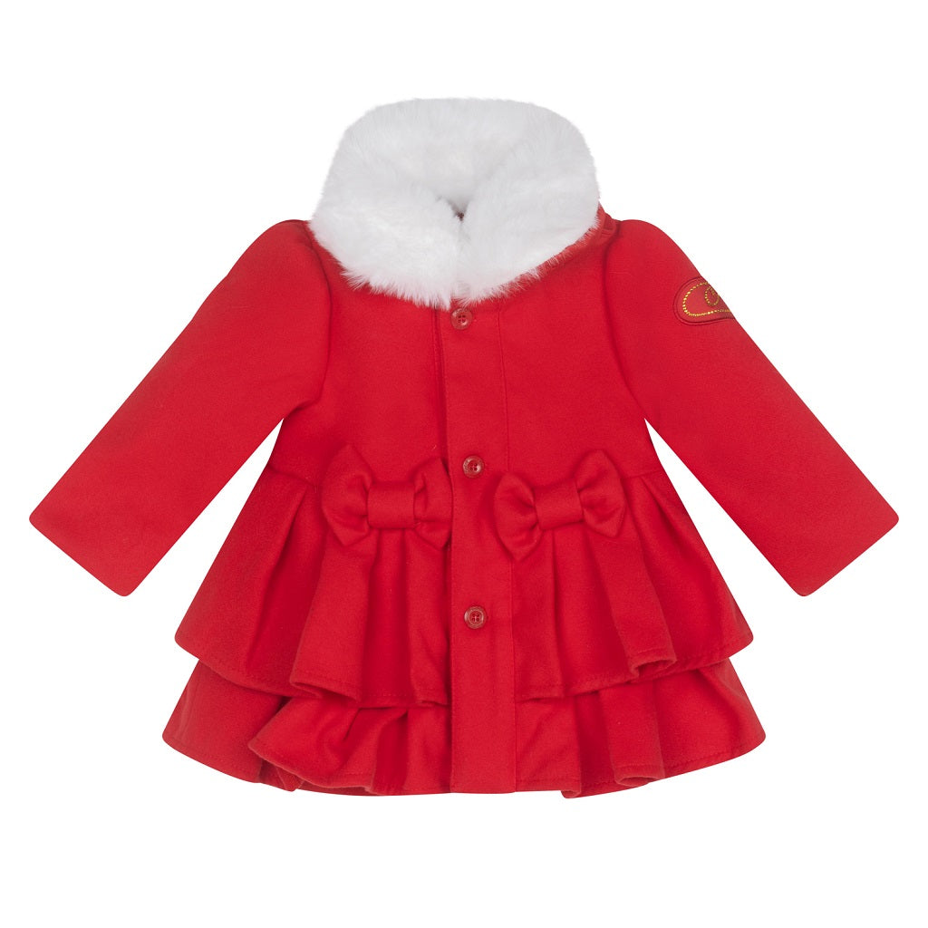 LITTLE A Harper Felt Coat Beret Set LITTLE A Harper Felt Coat Beret Set