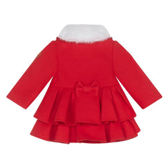 LITTLE A Harper Felt Coat Beret Set
