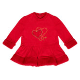 Harmony Heart Faux Fur Dress