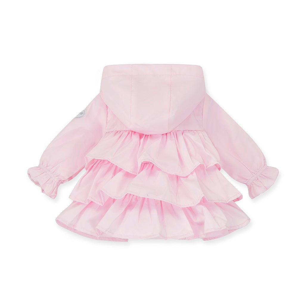 LITTLE A ABBIE Hooded Jacket with Bows Pink LITTLE A ABBIE Hooded Jacket with Bows Pink