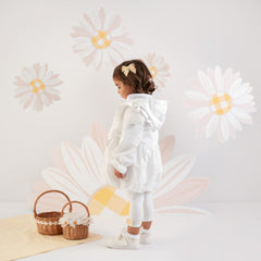 Little A Bobbie Hooded Bow Jacket