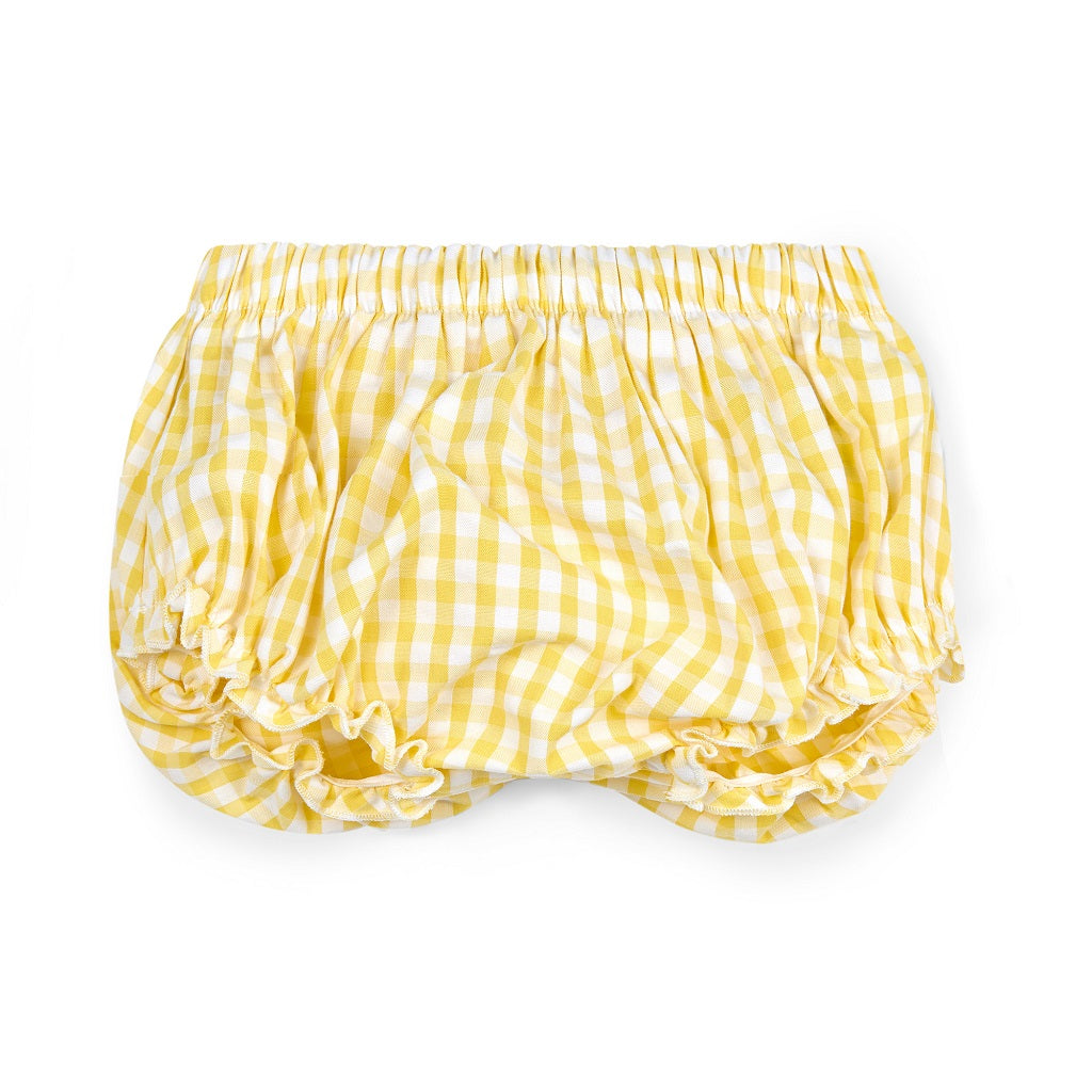 LITTLE A Aria Seersucker Dress Lemon LITTLE A Aria Seersucker Dress Lemon