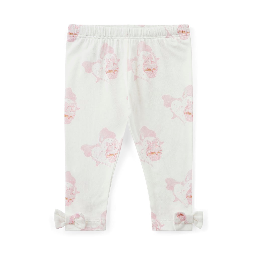 LITTLE A JADE Cupcake Print Legging Set LITTLE A JADE Cupcake Print Legging Set