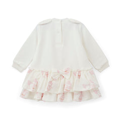 LITTLE A JULIET Cupcake Print Frill Dress