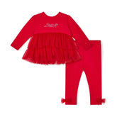 LITTLE A KAYLA Tulle Legging Set