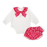LITTLE A KATY Check Jam Pant Set
