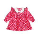 LITTLE A KYLIE Check Dress with Peter Pan Collar
