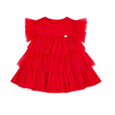LITTLE A KHLOE Tulle Frill Dress