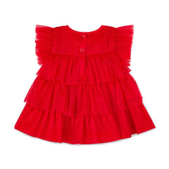 LITTLE A KHLOE Tulle Frill Dress