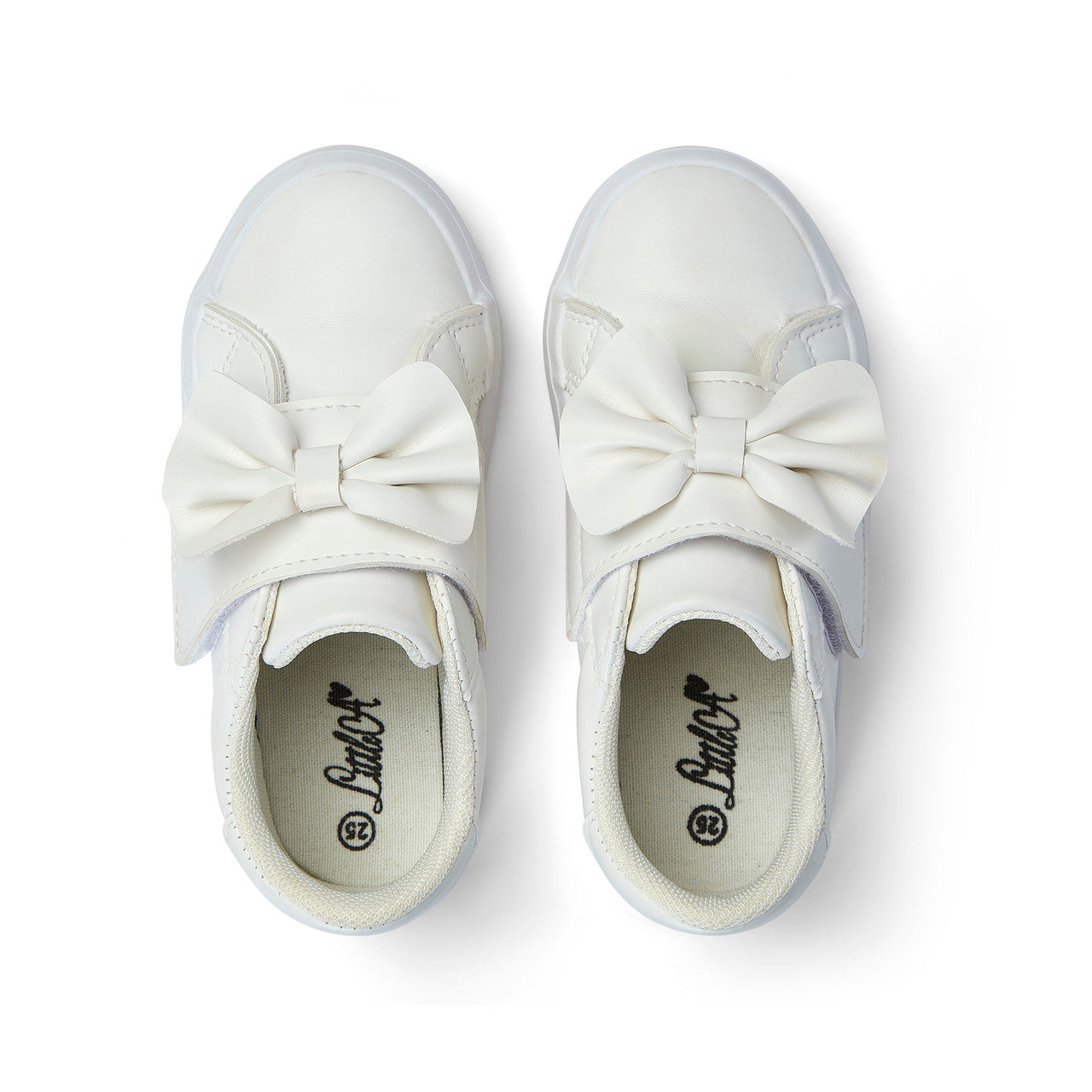 Little A Bowie Bow Trainer White Little A Bowie Bow Trainer White