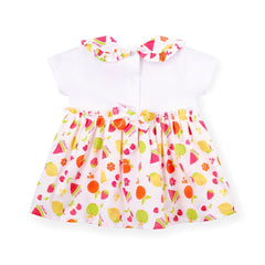 LITTLE A Fruit Print Dress
