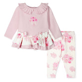 LITTLE A Daisy Rose Print Legginga Set