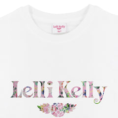 LELLI KELLY T-Shirt with Floral Print Ruffle Shorts
