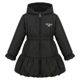 LELLI KELLY BTS Betsy Hooded Coat with Bow on back. Black