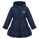 LELLI KELLY BTS Betsy Hooded Coat with Bow on back. Navy