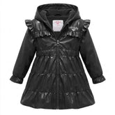 LELLI KELLY BTS Bonnie Rain Coat with bow on back. Black