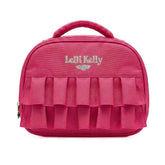 BILLIE Pink ruffled lunch bag with 'Lelli Kelly' branding.