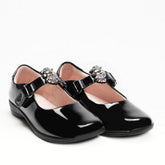 LELLI KELLY Bianca Unicorn Black Patent Shoes with interchangeable straps.