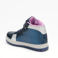 LELLI KELLY Mille stelle mid trainers. Navy