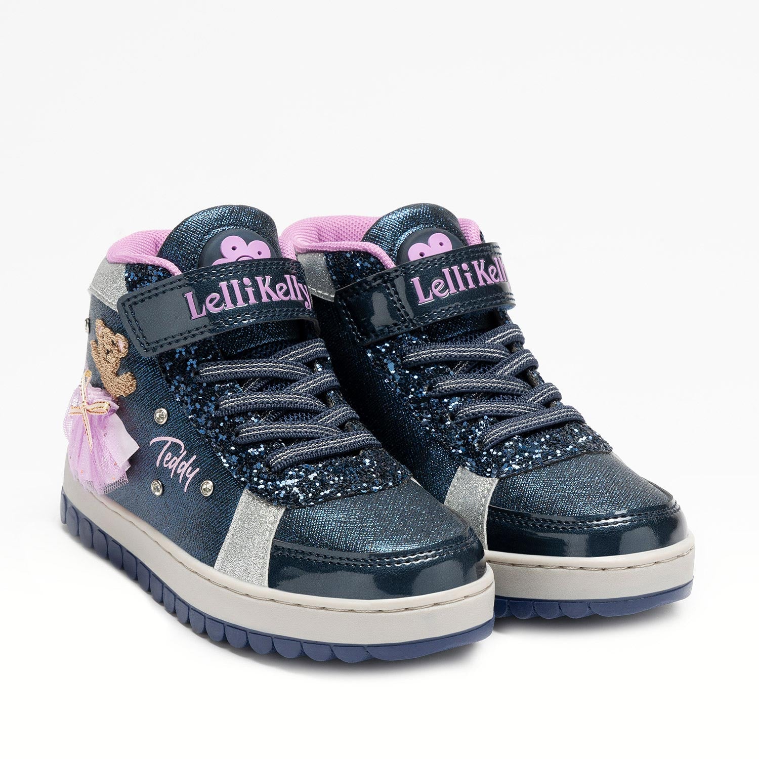 LELLI KELLY Mille stelle mid trainers. Navy LELLI KELLY Mille stelle mid trainers. Navy