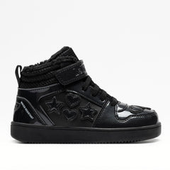 LELLI KELLY Ruby Mid Black Hi Top Boots