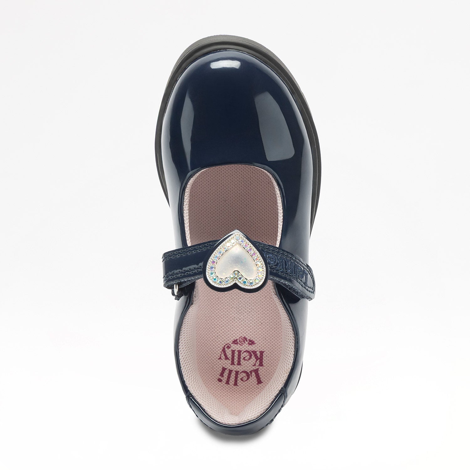 LELLI KELLY Smart Navy Sabrina School Shoes that work with any wardrobe. Gift Included