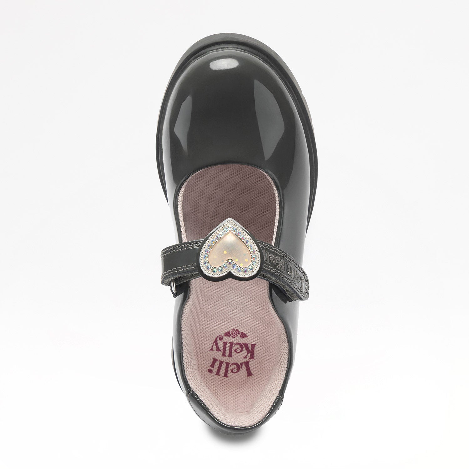 Smart Dark Grey LELLI KELLY BTS Sabrina School Shoes that work with any wardrobe. Gift Included