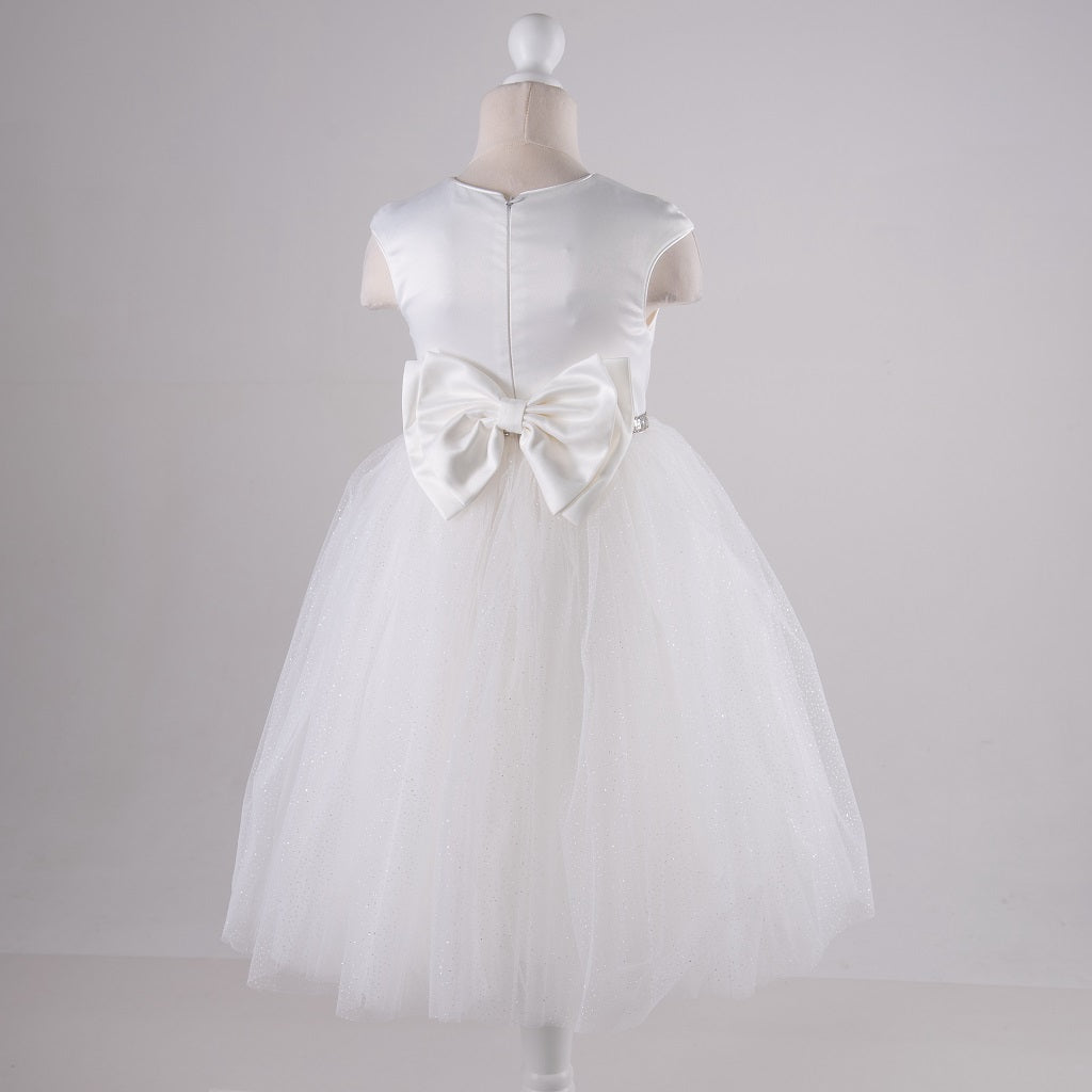 DAGA Ceremony Tulle Dress White DAGA Ceremony Tulle Dress White