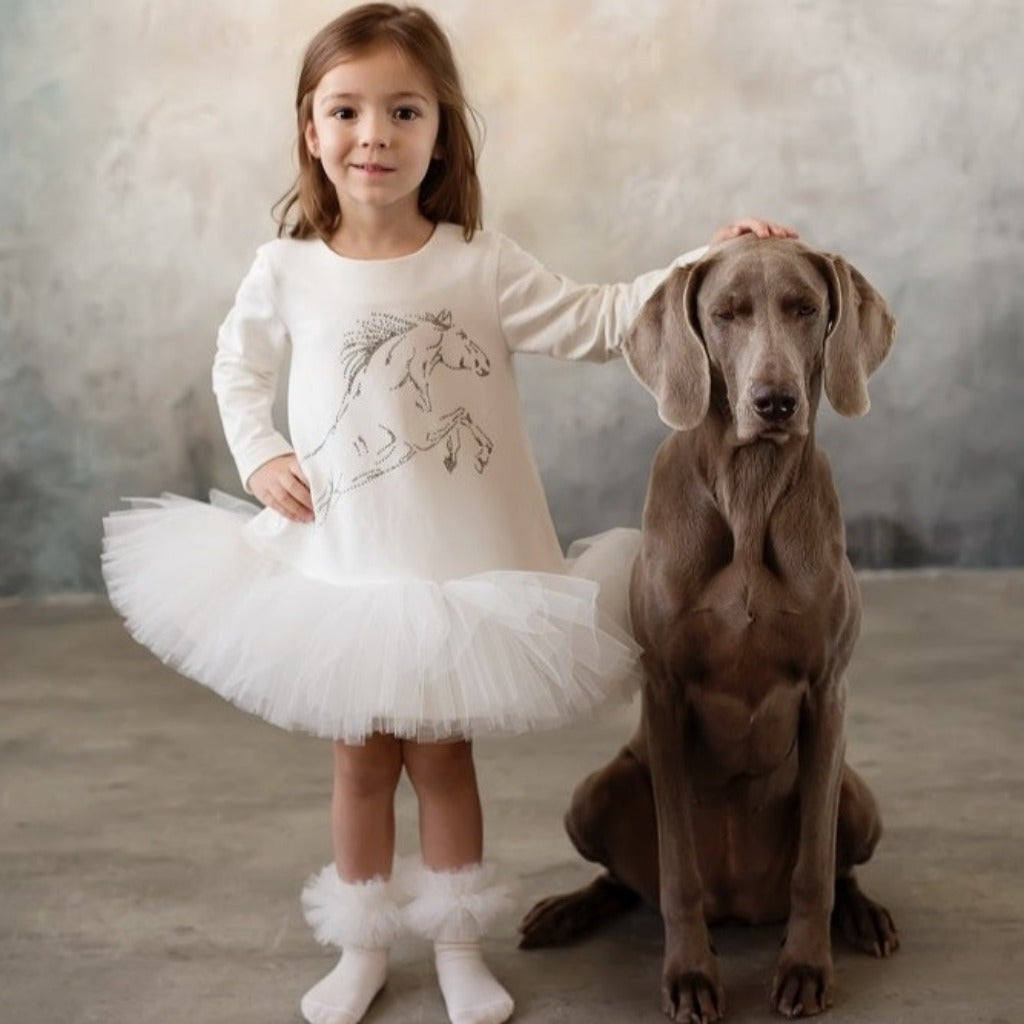 DAGA Horse Racing Tulle Dress DAGA Horse Racing Tulle Dress