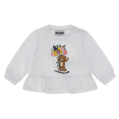 MOSCHINO Baby Girls Lilac Sweatshirt