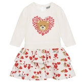 Baby Moschino Heart Teddy Top & Skirt Set