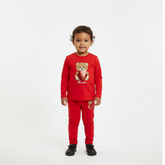 Baby Moschino Sequin Heart Bear Set
