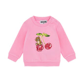MOSCHINO Baby Girls Pink Sweatshirt