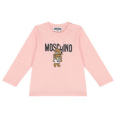 Moschino Bear Logo T-Shirt Sugar Rose