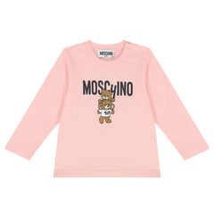 Moschino Bear Logo T-Shirt Sugar Rose