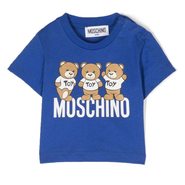 Moschino Teddy Friends T-Shirt Blue