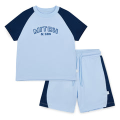 MITCH & SON Boys Poly Logo Short Set