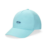 MITCH SON Skip hat with rubber logo badge.Turquoise