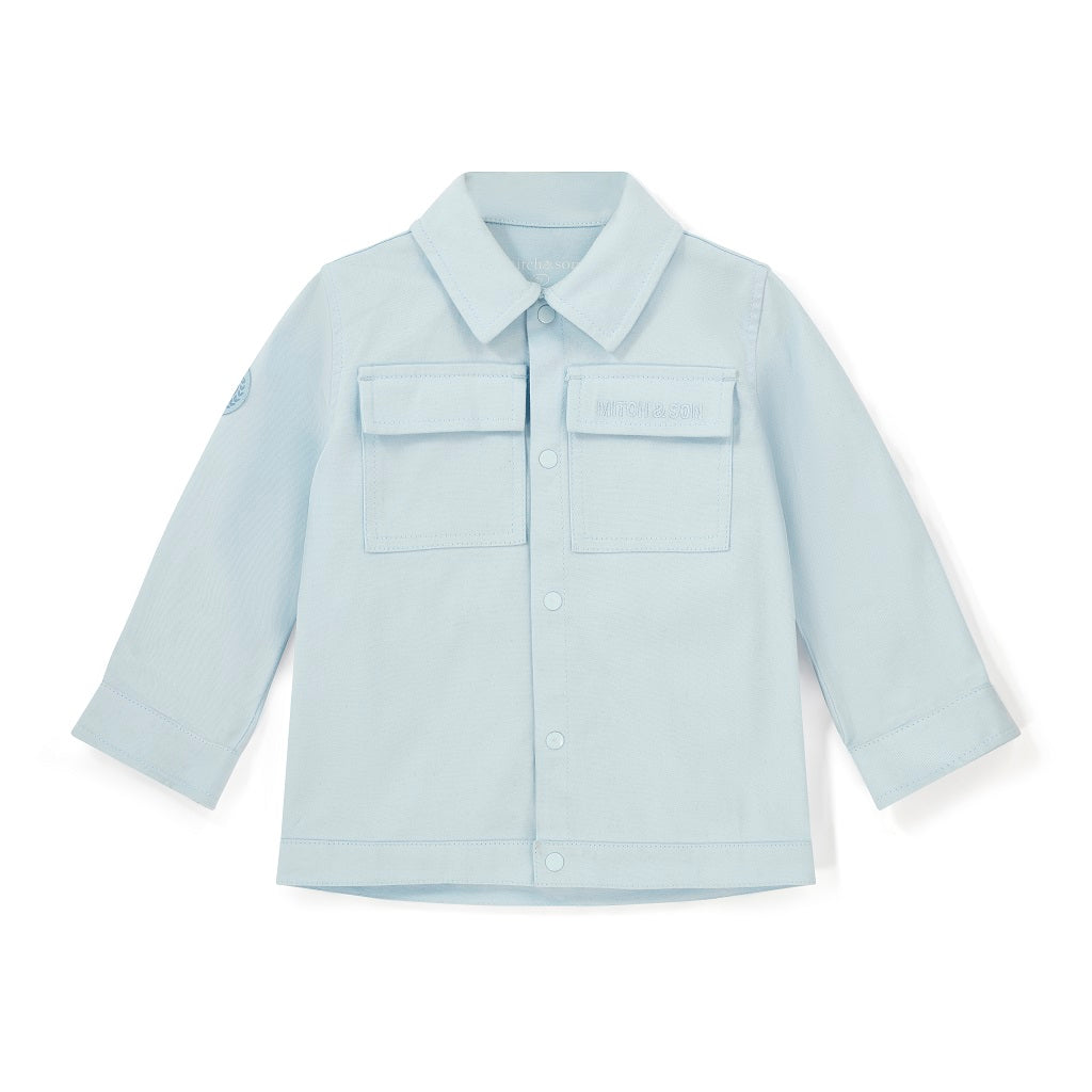 MITCH & SON Boys Twill Overshirt Shirt