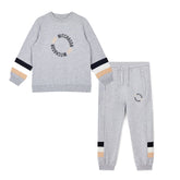 MITCH & SON Boys Melange Crew Neck Tracksuit
