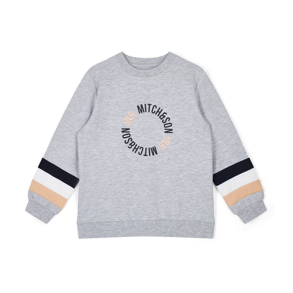 MITCH & SON Boys Melange Crew Neck Tracksuit MITCH & SON Boys Melange Crew Neck Tracksuit