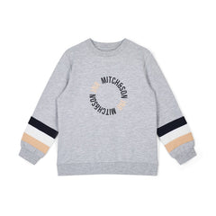 MITCH & SON Boys Melange Crew Neck Tracksuit