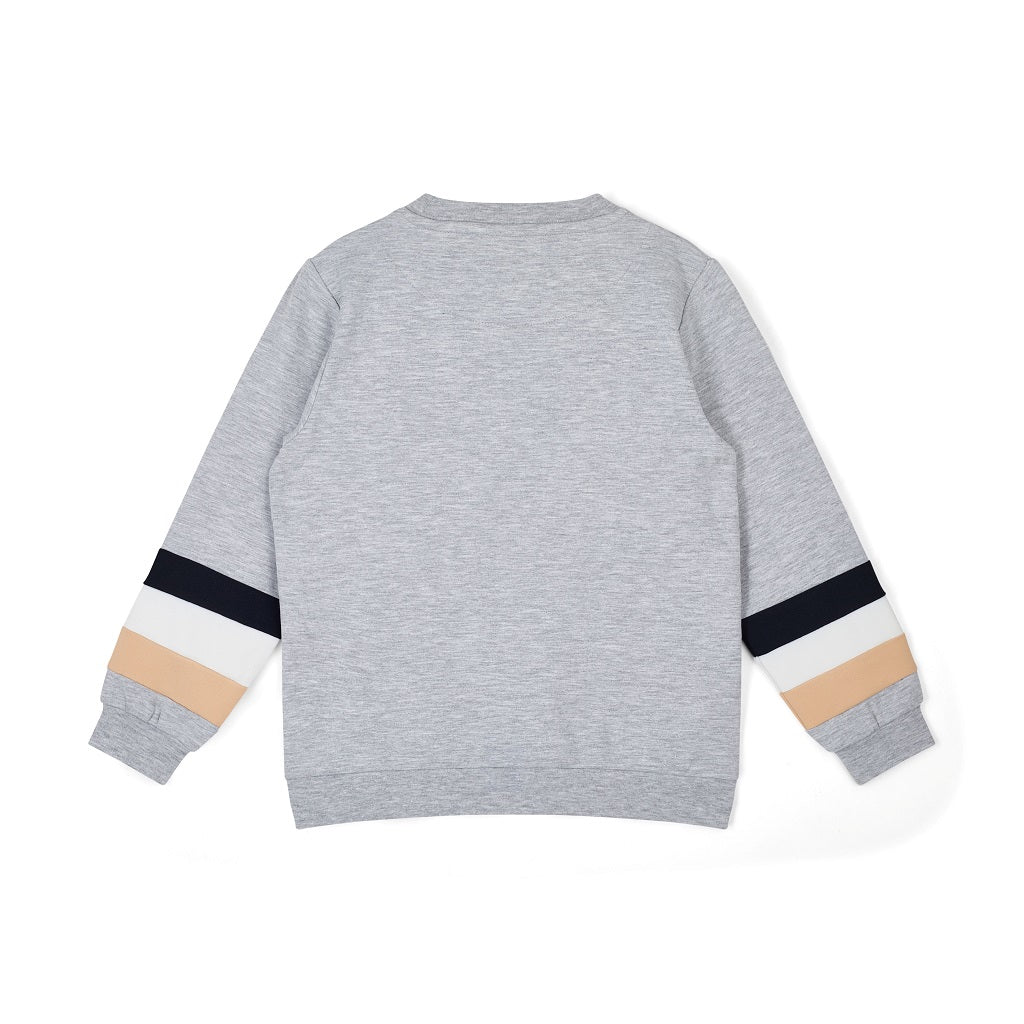 MITCH & SON Boys Melange Crew Neck Tracksuit MITCH & SON Boys Melange Crew Neck Tracksuit