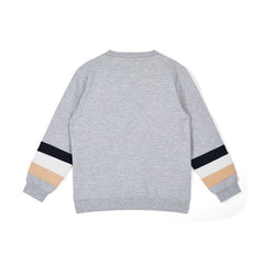 MITCH & SON Boys Melange Crew Neck Tracksuit