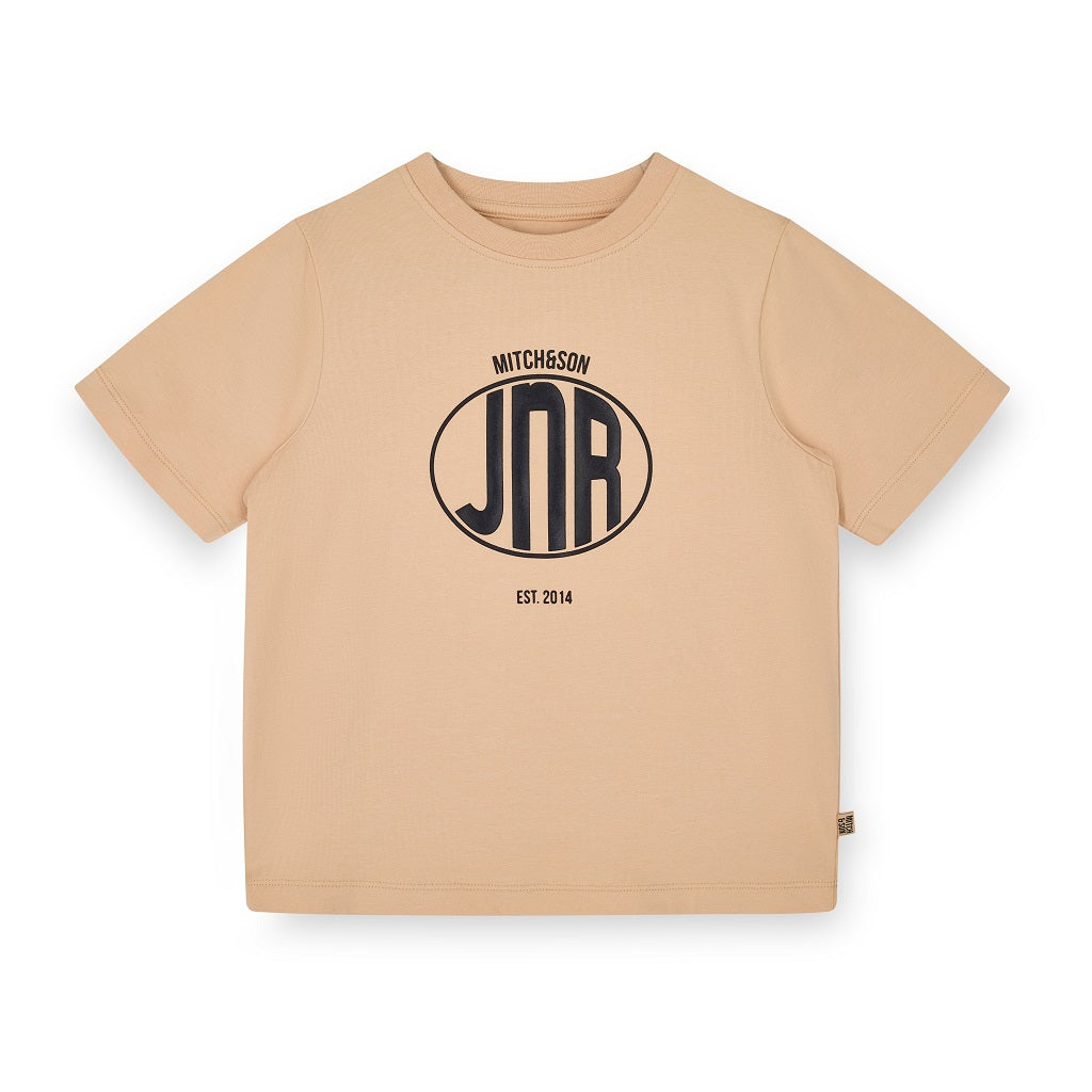 MITCH & SON Boys Logo T-Shirt Beige
