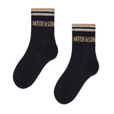 MITCH & SON Boys Sports Socks Black