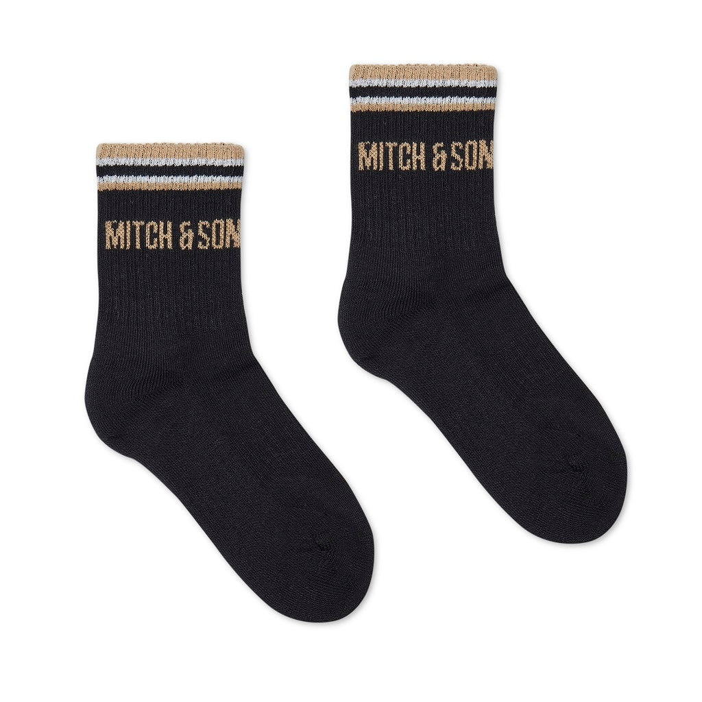 MITCH & SON Boys Sports Socks Black MITCH & SON Boys Sports Socks Black